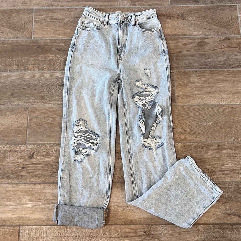 Pacsun Distressed Jean Denim Size 25